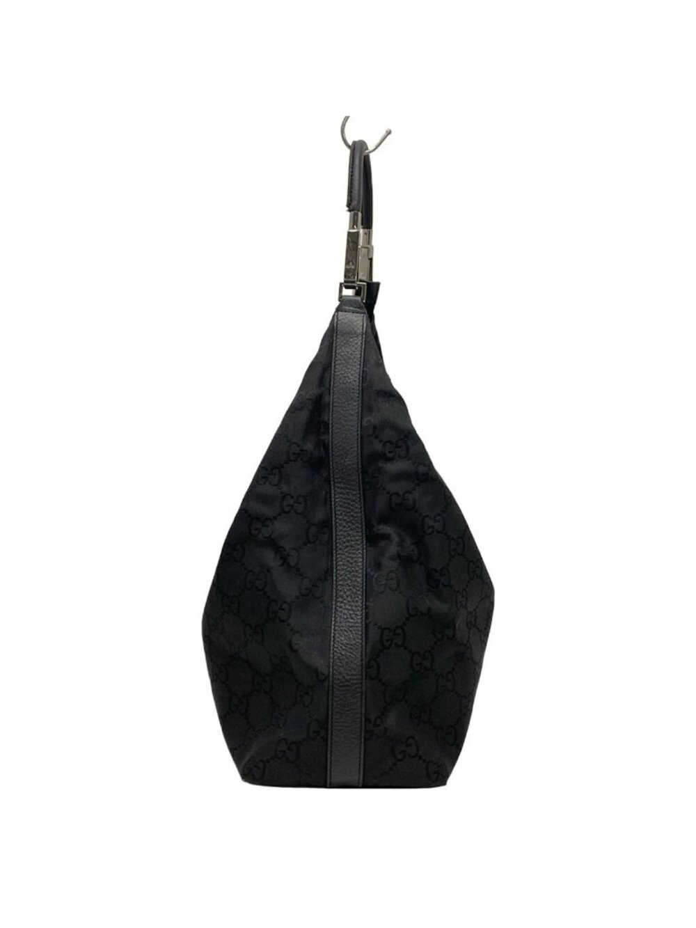 Gucci Shoulder Bag GG Pattern Black Leather - Picture 2 of 12